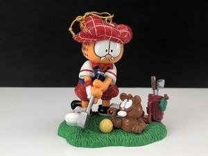 USA ヴィンテージ ガーフィールド プーキー オーナメント ゴルフ Garfield 1990年代 [ga-488]