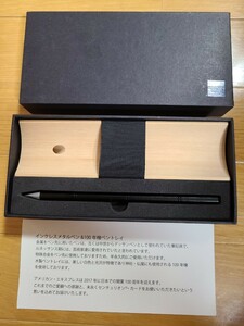 【未使用】 AMEX Centurion インクレスメタルペン & 100年檜ペントレイ アメックス ブラックカード 非売品 貴重