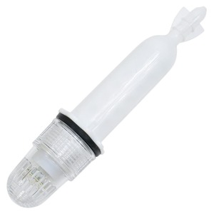 LEDライト 常点灯 単1電池使用 [ ホワイト / 2D_(単一電池_2本) ] フラッシャー 自動点滅灯 工事用点滅灯