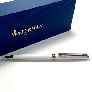 【wms7】新品　WATERMAN　ウォーターマン　シャープペンシル　メトロポリタン　エッセンシャル　ホワイトCT　白×クローム/シルバー　0.5mm