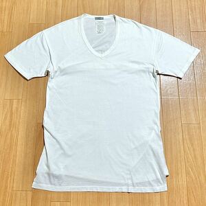 COMME des GARCONS HOMME 70s 80s Vネック 変形カットソー 半袖Tシャツ サイドスリット 穴空き加工 コムデギャルソンオム デカオム archive