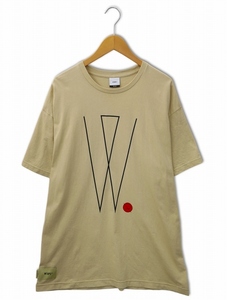ダブルタップス WTAPS 2023SS SNEAK VV / SS / COTTON クルーネック プリント 半袖 Tシャツ カットソー 03(L) BEIGE(ベージュ) メンズ