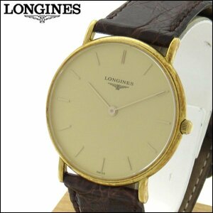 TS LONGINES/ロンジン 金無垢 メンズ腕時計 L7 989 6 18K 750 総重量31.6g 現状渡し