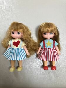 旧タカラ リカちゃん ふたごのいもうと マキちゃんミキちゃん/双子の妹/TAKARA’87 KOREA