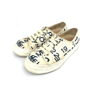 ◆CHANEL シャネル スニーカー 36◆ ホワイト キャンバス レディース 靴 シューズ sneakers