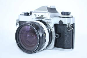 ★極上美品★ニコン NIKON FE NIKKOR-H Auto 28mm f3.5 ★露出計・シャッター全速OK★#A018