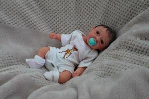 FULL BODY Miniature SILICONE BABY Boy 海外 即決