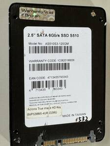  ADATA SSD 120GB【動作確認済み】1532
