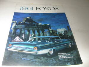 ６１年 フォード 英語カタログ 