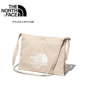【NM82041 W-1】 THE NORTH FACE　ノースフェイス　ミュゼットバッグ Musette Bag　オーガニックコットン バッグ ホワイト