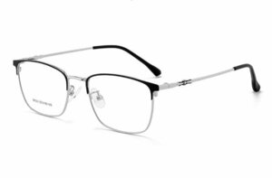 送料無料　超軽量　フルリム　金属フレーム　タテ眼鏡　レンズ交換可能　ブルーライトカット　メガネフレーム　 sc0335