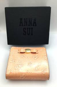 7075 【ANNA SUI】 アナスイ ★ 財布 ★ 未使用品 ★ 箱入り ★ キュート！ 人気！二次流通品 