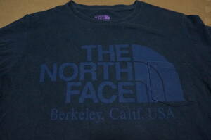 正規品 ノースフェイス THE NORTH FACE 半袖 Tシャツ ファミリーセール 紺色 ポケット付き 