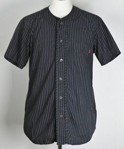 14SS SUPREME x COMME des GARCONS SHIRT Baseball Shirt Size L シュプリーム コムデギャルソンシャツ フランス製 黒 b7985