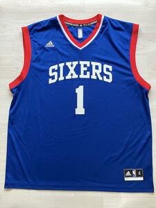 【希少】 76ers カーター・ウィリアムス NBA セブンティ・シクサーズ adidas アディダス ユニフォーム ジャージ バスケ XL