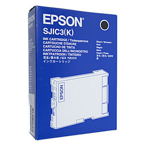 EPSON インクカートリッジ SJIC3K 黒 [管理:1000022723]