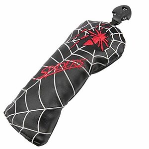 ゴルフヘッドカバー ドライバー用カバー ウッド FW用カバー ユーティリティUT用カバー 変換ダグ付き spiders スパイダー 単品/3点セット