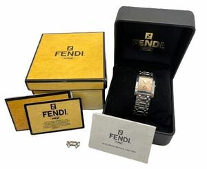 【美品!!】FENDI　フェンディ　クラシコ　SS　ローズゴールド文字盤　腕時計　001-7000G-027　クォーツ　稼働　箱・ギャラ・コマ付き