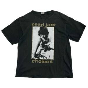 希少【90s ビンテージ PEARL JAM パールジャム 1992 CHOICES KIDS GUNS Tシャツ NICEMAN XL 】アメリカ USA グランジ アリチェン NIRVANA