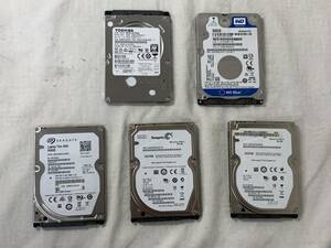 ★SATA　2.5インチ　500GBハードディスク5個まとめて！　管理２