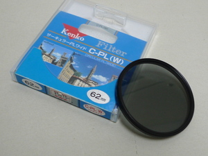 Kenko/ケンコー 偏光フィルター C-PL(W) ワイド62mm ケース付 美品！