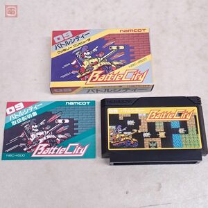 動作保証品 FC ファミリーコンピュータ バトルシティー BattleCity ナムコ namcot 09 箱説付【10