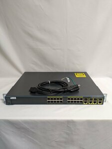 【通電確認のみ】ルーター Cisco Catalyst WS-C2960G-24TC-L V03 Ciscoスイッチ（レイヤ2） 24ポート / 100 (RUHT015008)