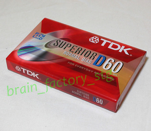 TDK（ティーディーケー）／カセットテープ-SUPERIOR D60/英語版- ／管HMEQ