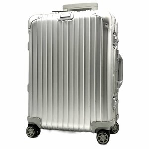 リモワ RIMOWA トパーズ スーツケース 4輪 34L 1泊～3泊 シルバー アルミニウム TSAロック 旅行 トラベル 923.53.00.4 6-5-328