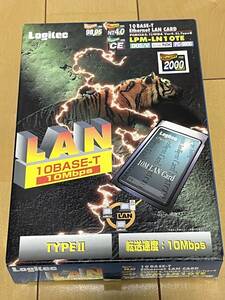 Logitee 10 BASE-T Ethernet LAN CARD LPM-LN10TE 付属品完備