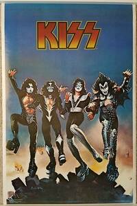 1976 KISS DESTROYER AUCOIN ポスター　22X34 インチ 当時モノ！オリジナル　 地獄の軍団