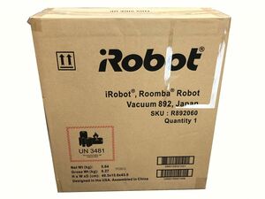 未使用品【iRobot】アイロボット　Roomba Robot Vacuum 892　ルンバ　R892060　ロボット掃除機　家電【いわき平店】