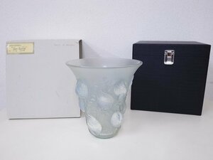 R.LALIQUE　ルネ・ラリック　SAINT-FRANCOIS 　サン・フランソワ　1930年　花瓶　フラワーベース　乳白色