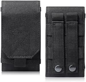 Jisoncase スマホポーチ メンズ 持ち運びに便利 携帯ポーチ ウエスト スマホ ベルトポーチ 汎用 6.1インチ以下の全機
