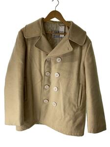 Schott◆ピーコート/40/ウール/IVO/無地/U.S.740N PEA JACKET