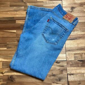 リーバイス511　LEVIS　ライトブルー　サイズＬ　ウエスト88　メンズ　古着