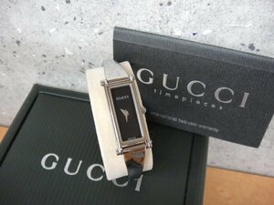 5C507R【本物保証】 GUCCI グッチ 腕時計 クォーツ バングルウォッチ 1500L レディース 電池切れ 現状渡し