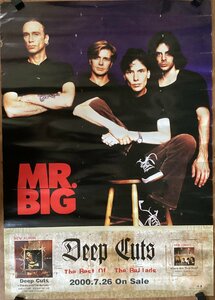 KK-4451■送料無料■MR. BIG Deep Cuts ロック バンド 音楽 歌手 男性 ポスター CD 印刷物 レトロ アンティーク●汚れ破れあり/くSUら