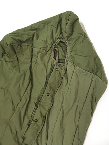 雑貨 古着 80s 米軍 ミリタリー インターメディエート コールド パデット SLEEPING BAG シュラフ 寝袋 OD アウトドア 古着