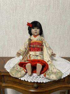 創作人形22（ちりめん使用）　女の子 日本人形