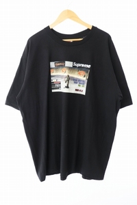 シュプリーム SUPREME × THRASHER スラッシャー 21AW Game Tee ゲーム 半袖Tシャツ XL 黒 ブラック ブランド古着ベクトル 中古☆AA★24041