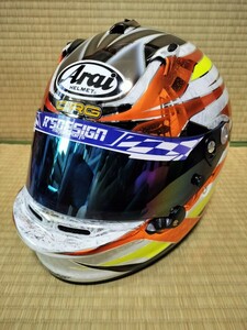 Arai SK6 カート用 ヘルメット　サイズ ６１ 62cm未満　アライ　レーシングカート　SK6 PED SK-6 PED　中古美品