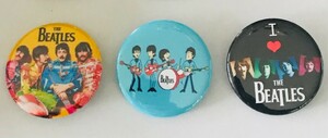 3個セット!レア缶バッジ★ザ・ビートルズ☆The Beatles/Abbey Road/アビイ・ロード/Rock Band/ロックバンド/tin badge/button/pin-3