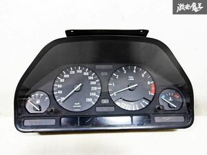 希少！保証付 BMW 純正 E34 525i 1988年 スピードメーター メーター 速度計 計器 走行距離不明 1 388 801 9 棚