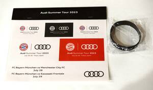 Audi Summer Tour 2023 / アウディ サマー ツアー 2023/ステッカー、リストバンド２点　非売品です