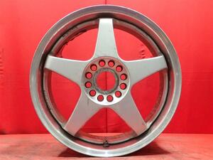 中古ホイール 単品1本 レーシング スパルコ NT Racimg SPARCO NT 17x7J 4/114.3 ビガー ランサー エボリューション I ラルゴ シルビア デ