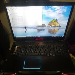 ジャンク ALIENWARE M18X R1 ゲーミングPC エイリアンウェア COREi7 2920XM Extreme メモリ32GB グラボ2機搭載? 動作確認◯?ですがお手上げ