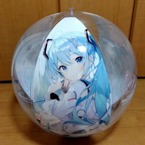 同人 ビーチボール 初音ミク 70cm 空ビ 空気ビニール