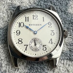 シチズン 1938 MODEL CITIZEN スモセコ クォーツ スターリングシルバー925 不動 ジャンク（部品取り）