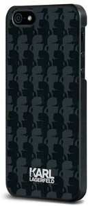 スマホケース カバー iPhone5 5s SE第1世代ケース CG Mobile Karl Lagerfeld ブラック 黒 ジャケット ポリカーボネート